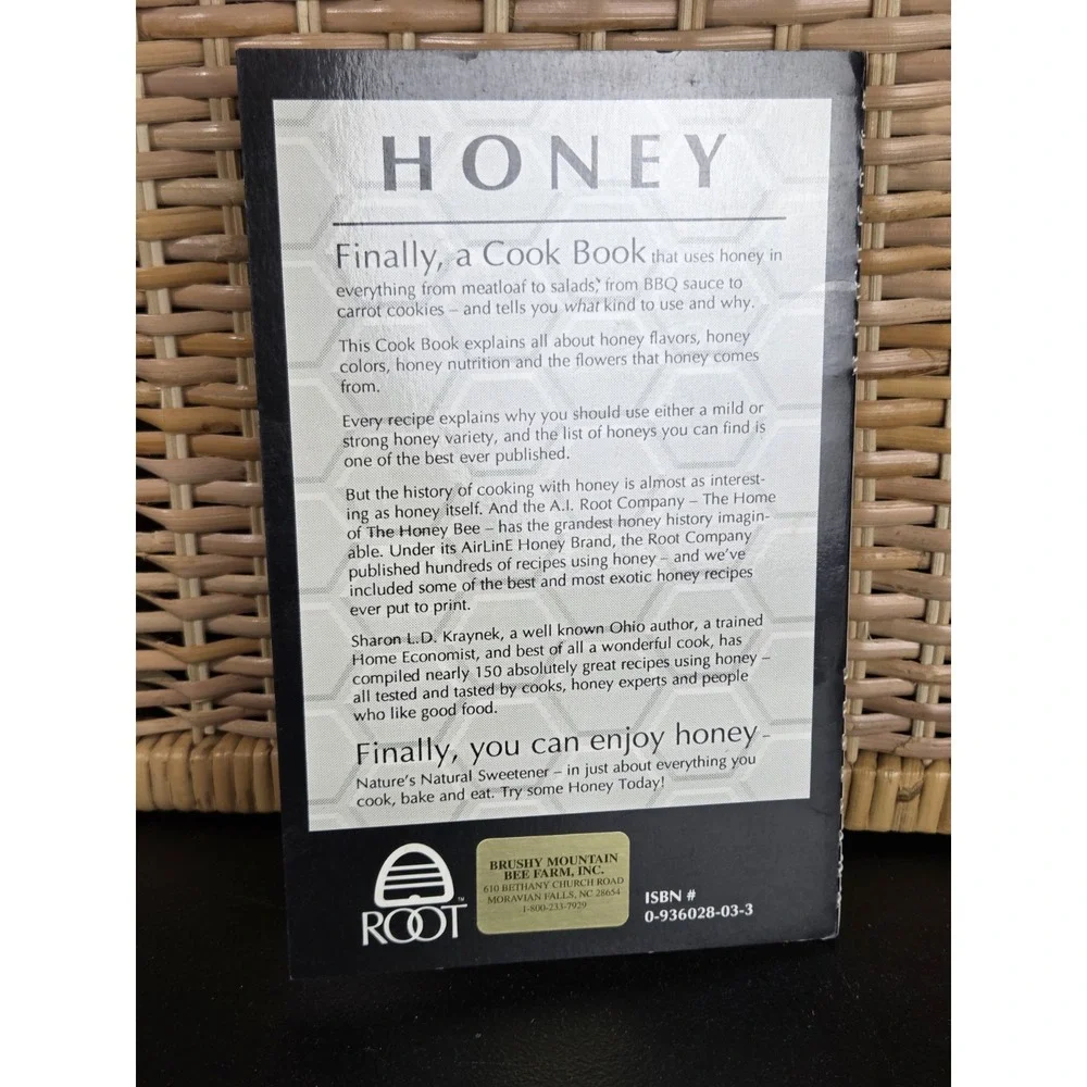 The A.I. Root Company‎ Honey Cook Book Cookbook 1991 Vintage Spiral Very Rare